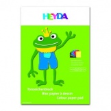 Heyda Tonpapier A4 sortiert 10 Blatt