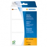 Adressetikett 95 x 48 mm weiß leporello 250 St/Pg
