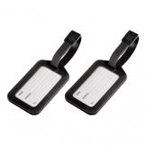Gepäckanhänger schwarz 2St/Pg  schwarz