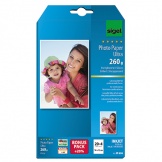 Fotopapier 10x15cm 260g ultra hochglanz Ink weiß