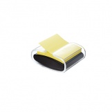 Haftnotizspender schwarz/transparent für Papiergr.