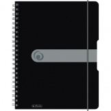Collegeblock to go A4 kariert 80g 80Blatt schwarz 